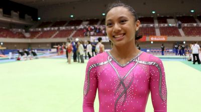 After A Fantastic Meet, Emma Malabuyo Is Ready For Some Sushi - AA Competition, 2017 International Junior Japan