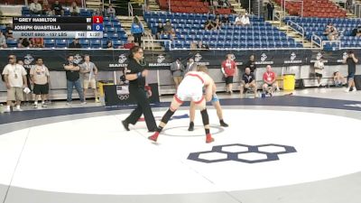 157 lbs Cons. Sub-quarters - Grey Hamilton, Wyoming vs Joseph Guastella, Pennsylvania