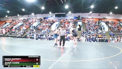 285 lbs Quarterfinals (8 Team) - Hamza Rafferty, Clinton vs Shawn Coarse, Yale