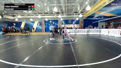 165 lbs Placement (16 Team) - Yusuf Sikander, Naperville Central vs Isaiah Day, Eagles WC