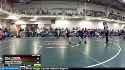 108 lbs Cons. Round 3 - Dylan McBride, Decatur Wrestling Club vs Jackson Nemcek, Munster Wrestling Club