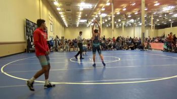 132 lbs Quarterfinal - Sam Herring, HS The Compound RTC vs Jared Popson, HS Partner Trained