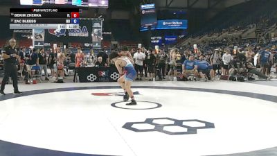 138 lbs Cons. Rd Of 32 - Bekim Zherka, Florida vs Zac Bleess, Missouri