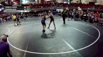 113 lbs 3rd Place Match - Isabella Crider, Bridgeport Wrestling Club vs MaKenna Koch, Milford Wrestling Club