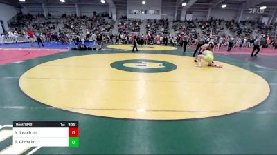 195 lbs Quarterfinal - Nathan Leach, MA vs Brendan Gilchrist, CT