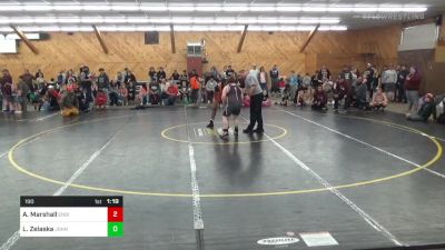 190 lbs Quarterfinal - Aleesha Marshall, Endicott vs Lexi Zelaska, Johnson City