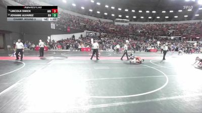 115 lbs Champ. Round 2 - Lincoln Swick, Askren Wrestling Academy vs Jovanni Alvarez, Ringers