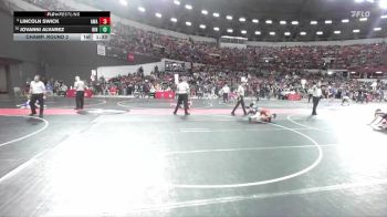 115 lbs Champ. Round 2 - Lincoln Swick, Askren Wrestling Academy vs Jovanni Alvarez, Ringers