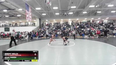 113 lbs Cons. Round 4 - Adam Parish, PINnacle vs Jeremy Welch, Greater Heights Wrestling