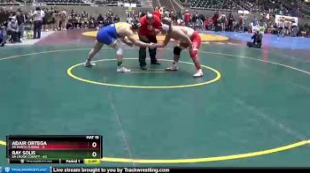 195 lbs Round 1 (4 Team) - Ray Solis, 5A Crook County vs Adair Ortega, 5A North Eugene