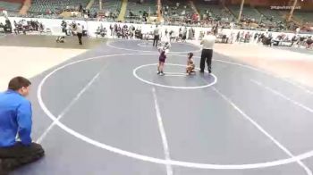 49 lbs 5th Place - Ryu John, Bear WC vs Elliana Delgado, Fort Lupton