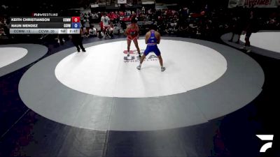 157 lbs Keith Christianson, CMWA - Coastal Mountain Wrestling Association vs Naun Mendez, CVWA - Central Valley Wrestling Association