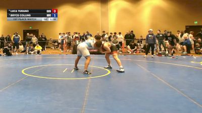 190 lbs 1st Place Match - Luca Turano, Savage vs Bryce Collins, Mac Wrestling Club