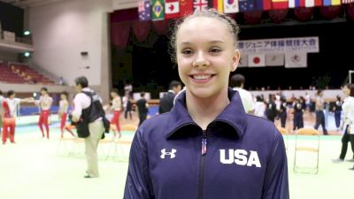 Maile O'Keefe On Amazing Weekend And Looking Ahead To Being A Senior - Event Finals, 2017 International Junior Japan