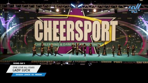 One Love All Stars - Lady Luck [2025 L1 Junior - D2 - Medium Day 3] 2025 CHEERSPORT National All Star Cheerleading Championship