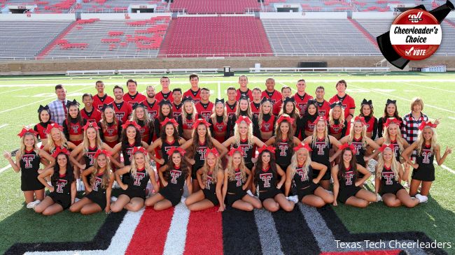 Texas Tech Cheerleaders, Texas Tech Spirit Program, Center for Campus  Life