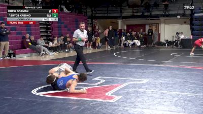 141 lbs Consi Of 4 - Drew Gorman, Virginia Tech vs Bryce Kresho, Franklin & Marshall