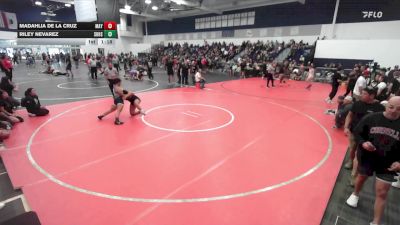145 lbs Quarterfinal - Riley Nevarez, South Hills High School vs Madahlia De La Cruz, Mayfair