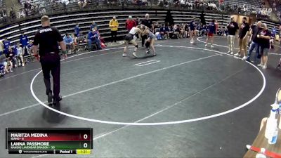 101 lbs Quarterfinals (8 Team) - Maritza Medina, Idaho vs Lahna Passmore, Kansas Lavendar Dragon