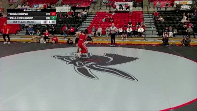 174 lbs 1st Place Match - Paul Hernandez, University Of Central Missouri vs Micah Roper, Grand View