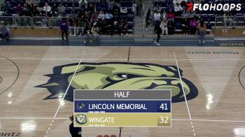 Replay: Lincoln Memorial vs Wingate - Men's | Feb 4 @ 4 PM