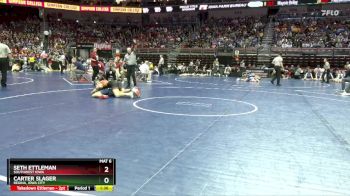 1A-126 lbs Cons. Round 2 - Seth Ettleman, Southwest Iowa vs Carter Slager, Regina, Iowa City