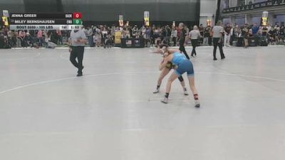 105 lbs Champ. Rd Of 16 - Miley Bernshausen, Elevate Wrestling Academy vs Jenna Greer, Badkarma