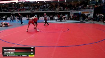 189 lbs Cons. Round 1 - NOAH BENOIT, Wasilla High School vs Hugo Rank, Juneau-Douglas HS