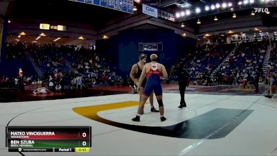 285 lbs Cons. Round 6 - Mateo Vinciguerra, Woodstown vs Ben Szuba, Brick Memorial