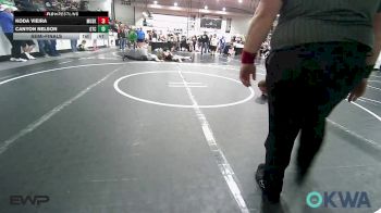 110-113 lbs Semifinal - Koda Vieira, Muskogee Rougher Youth Wrestling vs Canyon Nelson, Grove Takedown Club