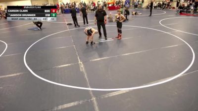 10U - 140 lbs Quarters - Dewaine Thomas, Mahnomen Waubun Thunderbirds vs Cruz Camacho, White Bear Lake Wrestling