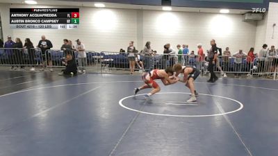 120 lbs Consi Of 64 #2 - Anthony Acquafredda, FL vs Austin Bronco Campsey, NY