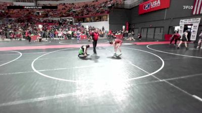125 lbs Cons. Semi - Saoirse Cichy, Rhinelander vs Aspen Strom, Oconto Falls/Abrams Youth Wrestling