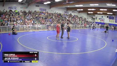 165 lbs Champ. Round 1 - Max Copus, Cleveland Warriors vs Jacob Gorham, Willamette Wrestling Club