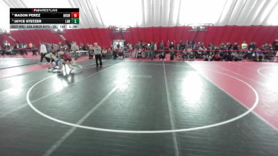 USA Junior Boys - 150 lbs Quarters - Jayce Stetzer, LaCrosse Area Wrestlers vs Mason Perez, Burlington High School Wrestling