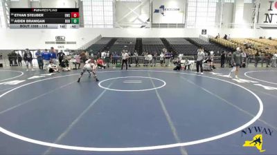 116 lbs Cons. Semi - Ethan Steuber, Empire Wrestling Club vs Aiden Branigan, Club Not Listed