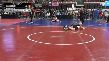 95 lbs Cons. Round 2 - Kobbe Smith, Tongue River Wrestling Club vs Charlie Buck, Chinook Wrestling Club