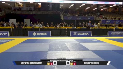 Valentina Do Nascimento vs Mei Adilynn Brinn 2026 Pan Kids Jiu-Jitsu IBJJF Championship