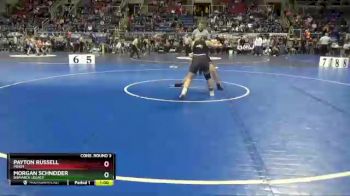 135 lbs Cons. Round 3 - Morgan Schneider, Bismarck Legacy vs Payton Russell, Minot