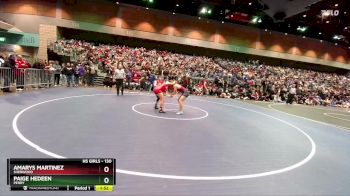 130 lbs Champ. Round 2 - Paige Hedeen, Perry vs Amarys Martinez, Sherwood