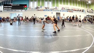 150 lbs Cons. Round 2 - Jason Perez, Quest 4 Gold vs Bryce Culp, Cocoa Wrestling Club