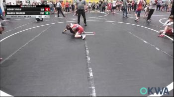 64 lbs Quarterfinal - Henry Ryan, Raw Wrestling Club vs Mason Madrid, Lincoln Christian