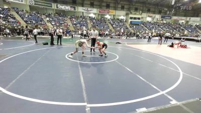 120 lbs Quarterfinal - Liam Sanchez, Bennett Wrestling Club vs Malakii Martin, Milliken Middle School