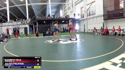 170 lbs Round 3 (4 Team) - Elizabeth Yelle, Texas Blue vs Aaliyah Finlayson, Texas Red