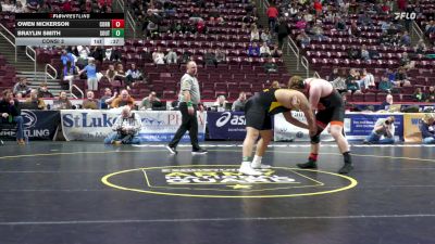 285 lbs Consi 2 - Owen Nickerson, Corry vs Braylin Smith, Southern Columbia