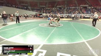 6A-138 lbs Quarterfinal - Mark Astry, Grants Pass vs Maclain Culp, West Linn