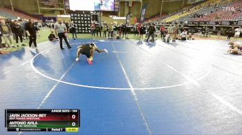 144 lbs Cons. Round 6 - Antonio Avila, Camel Kids Wrestling vs Javin Jackson-Bey, Best Trained Wrestling