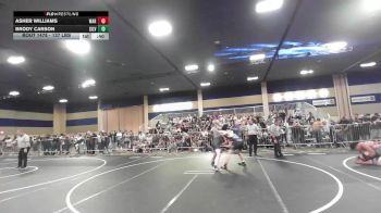 137 lbs 2nd Place - Asher Williams, War vs Brody Carson, Silverback WC