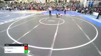 55 lbs Round Of 16 - Zion Cisneros, Salem Elite Mat Club vs Dylan Logue, Turks Head