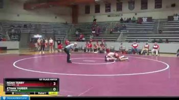 160 lbs Finals (2 Team) - Ethan Yarber, Mt. Vernon vs Noah Terry, Tell City